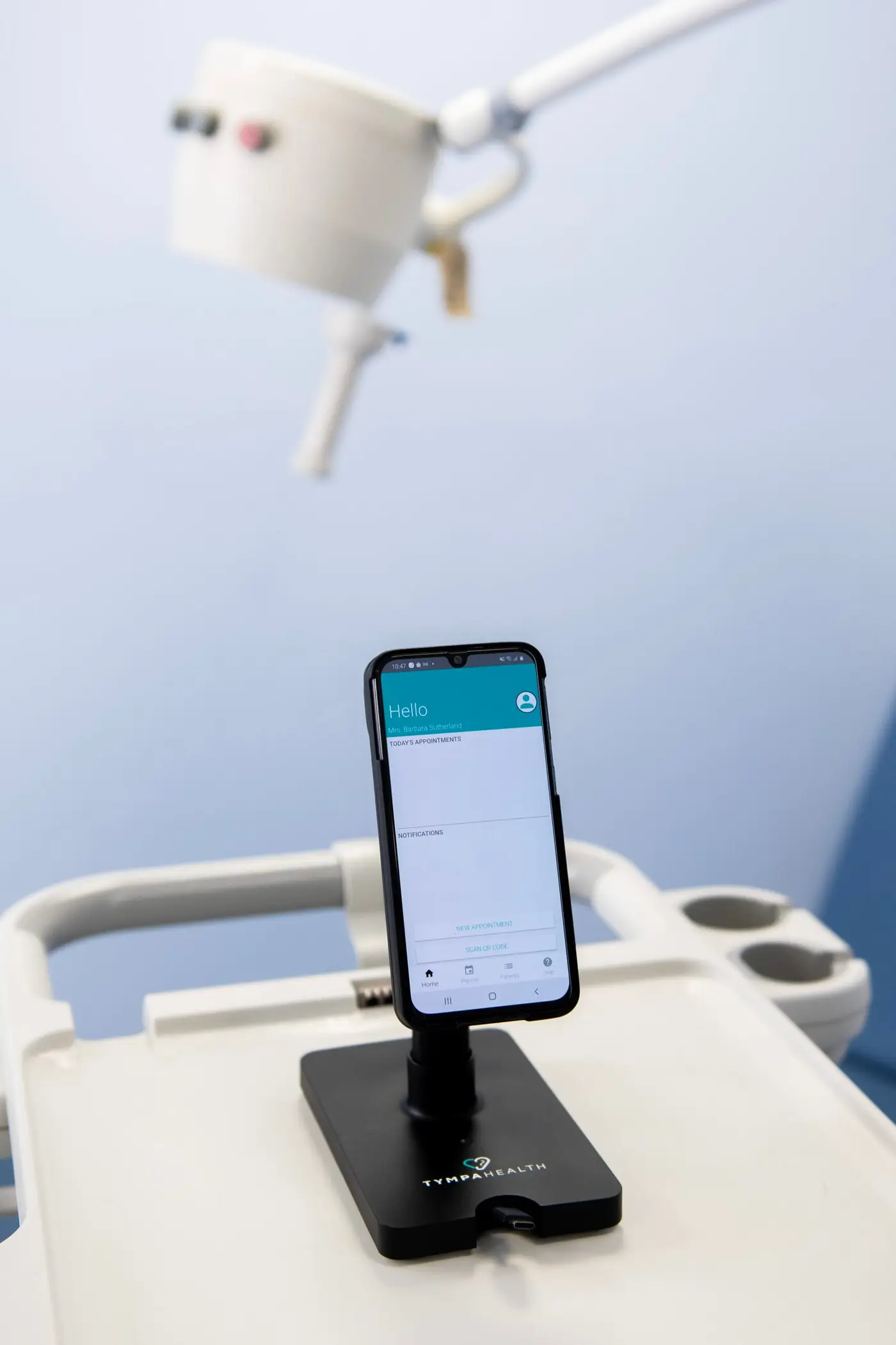 Ear health checks using Tympa Health's mobile technology